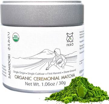 Fox Matcha - Ceremonial Grade Matcha Green Tea Powder - Stone-Ground, Single Origin, Naturally Cultivated from Amagase, Japan