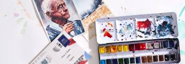 Winsor & Newton Professional Watercolour Half Pan Set - 10 colours