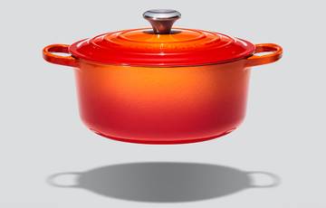 Le Creuset Enamel on Steel Silky Dutch Oven, Mauviel