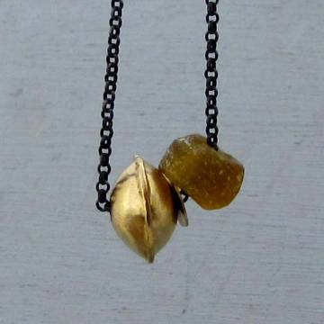 Artisan-Crafted Recycled Gold Necklace