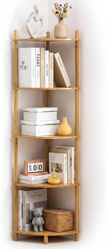 Expandable Bamboo Corner Shelf