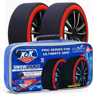 Snow Tire Socks - Tire Socks for SUV -Alternative to Snow Chains- Universal Fit - XXL