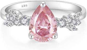 Heirloom-Style Moissanite Birthstone Ring