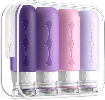 Refillable Travel Size Toiletry Bottles Set