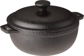 Pre-Seasoned Cast Iron 2 Cup Mini Dutch Oven