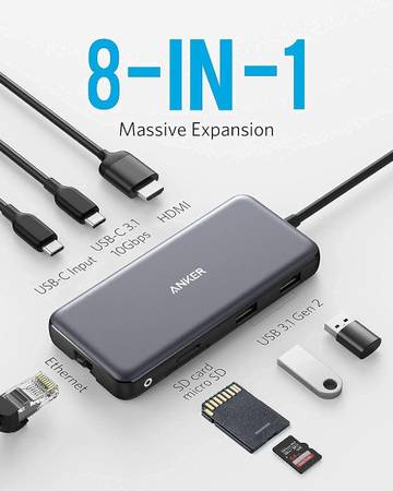Anker 10-in-1 USB-C Hub Power Delivery