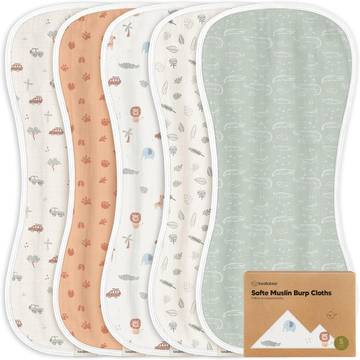 Organic Cotton & Bamboo Baby Washcloths