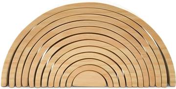 Wooden Rainbow Stacker by Grapat