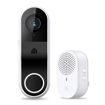 Kasa 2K Smart Video Doorbell Camera Hardwired w/Chime, KD110