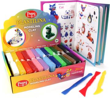 Pepy Plastilina Reusable and Non-Drying Modeling Clay