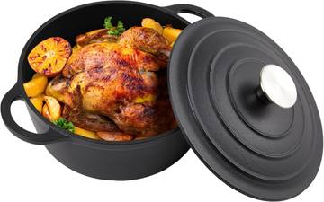 Staub Round Dutch Oven 4-Quart Matte Black