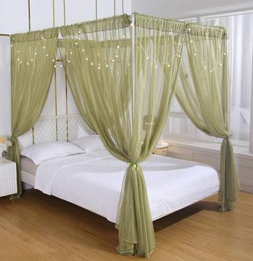 Sage & Light Organic Cotton Kids Bed Canopy