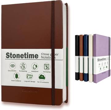 EcoCraft Stone Paper Notepad, A5, 100 Sheets, Dot Grid