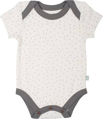 Finn + Emma Graphic Bodysuit in Woodchip Organic Cotton