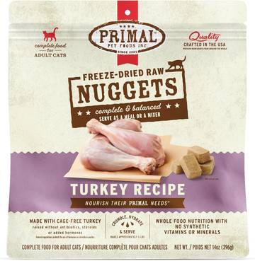 Primal Pet Foods Freeze-Dried Raw Turkey & Sardine Formula Cat Food