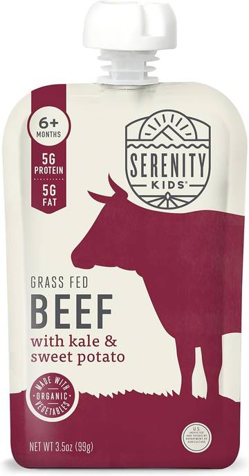 Grass-Fed Beef with Organic Kale & Sweet Potato Pouch