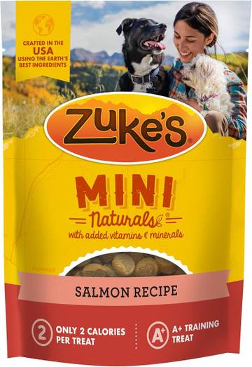 Zuke's Mini Naturals Dog Training Treats, Salmon, 16 oz