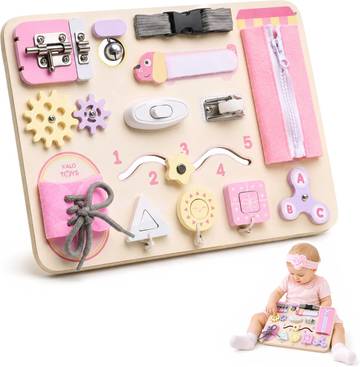 Cardinals Preschool Busy Board – Learning Toy for Toddlers 18M+ by Lovevery