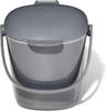 Easy-Clean Compost Bin, 0.75 Gal, Charcoal