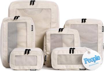 Ultralight Compression Packing Cubes for Travel, 6-Pack