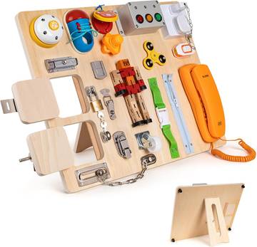 Monti Kids Montessori Busy Board - Toddler Busy Board