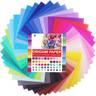 Stone Paper Origami Paper, 6x6 inch, 100 Sheets, 15 Colors