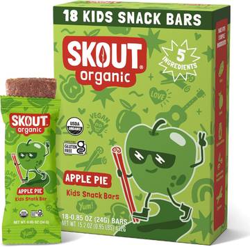 Skout Organic Kids Snack Bars - Apple Pie