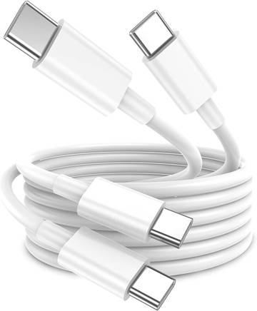 Baseus 240W 3 ft USB-C C to C Power Delivery Cable, 2-Pack