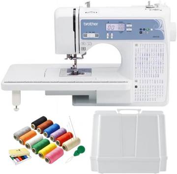 Brother XR9550 Computerized Sewing Machine (White) Bundle