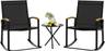 Textilene Outdoor Rocking Bistro Set