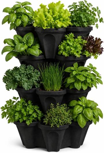 Urban Leaf Urban Leaf Outdoor Herb Garden Kit, Small Space Gardening