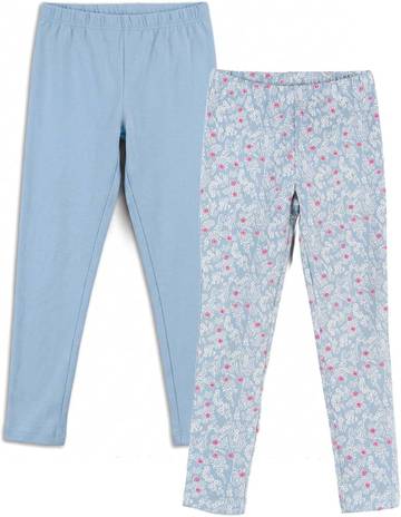 Girls' Leggings with Reinforced Knees