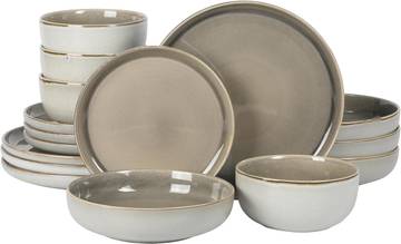 Sunveil 16 Piece Stoneware Dinnerware Set