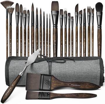 GeneratorX Watercolor Paint Brush Set