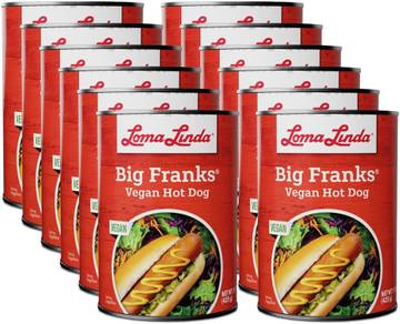Loma Linda Vegan Hot Dogs Big Franks
