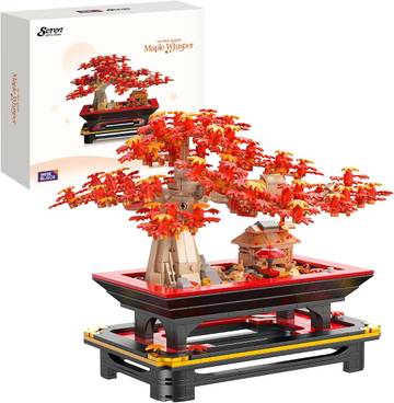 Japanese Maple Bonsai Tree Building Set for Adults - 900 PCs