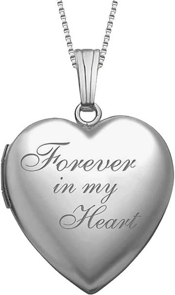 Hand Carved Wooden Locket Can Hold Two Photos Sterling Silver météorite Wooden Locket with Picture Frame