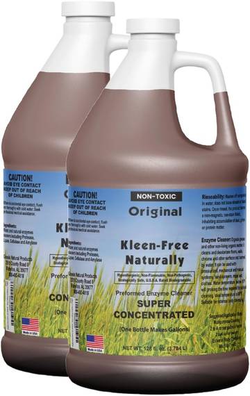 Naturally Original Enzyme Cleaner, Concentrate, 128oz, 2 Pack