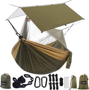 Sunyear Portable Hammock with Tree Straps