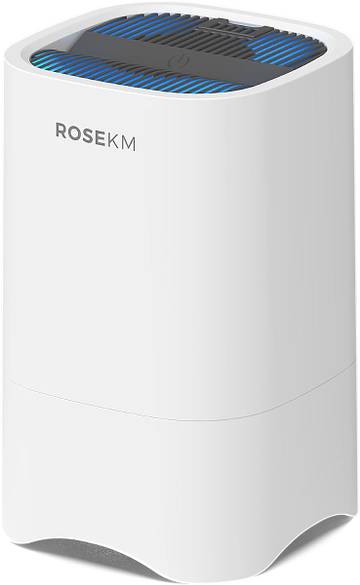 QiNHX Silent Compact Air Purifier for Bedroom, HEPA Filter, Night Light, Small