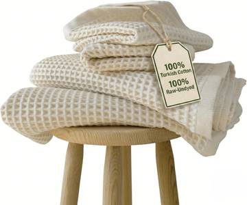 The Waffle Organic Towel Bundle