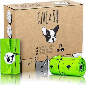 Pela Canary Yellow Compostable Dog Poop Bags