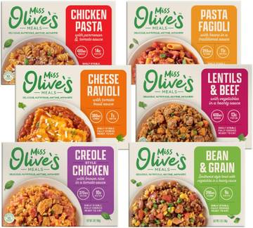 Miss Olive’s Ready Meals Variety Pack 1 of Each Flavor, 6 Pack, 7oz