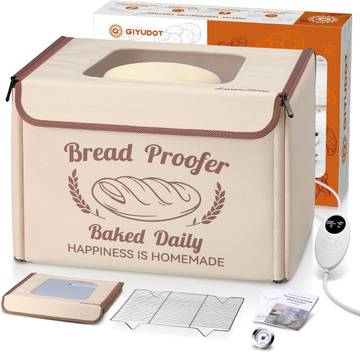 Folding Bread Proofing Box with 50-113℉ Temp Control & 48H Timer