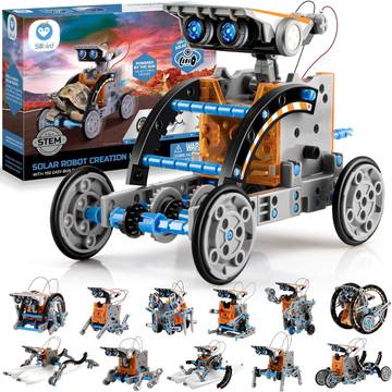 Build & Think STEM Building Set - Solar Powered Robot