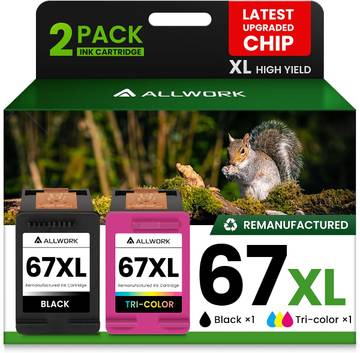 LD Products Remanufactured Ink Cartridge for HP 67XL