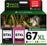 LD Products Remanufactured Ink Cartridge for HP 67XL
