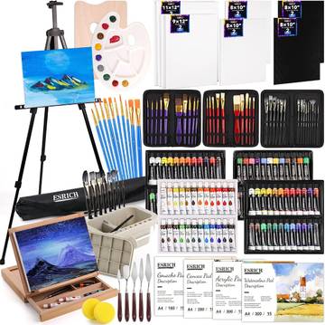 ESRICH 166 Pcs Deluxe Painting Set