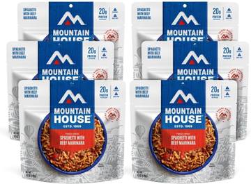 littérature - Mountain House Spaghetti with Meat Sauce