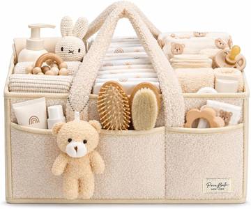 PeraBella Baby Diaper Caddy Organizer with Handle